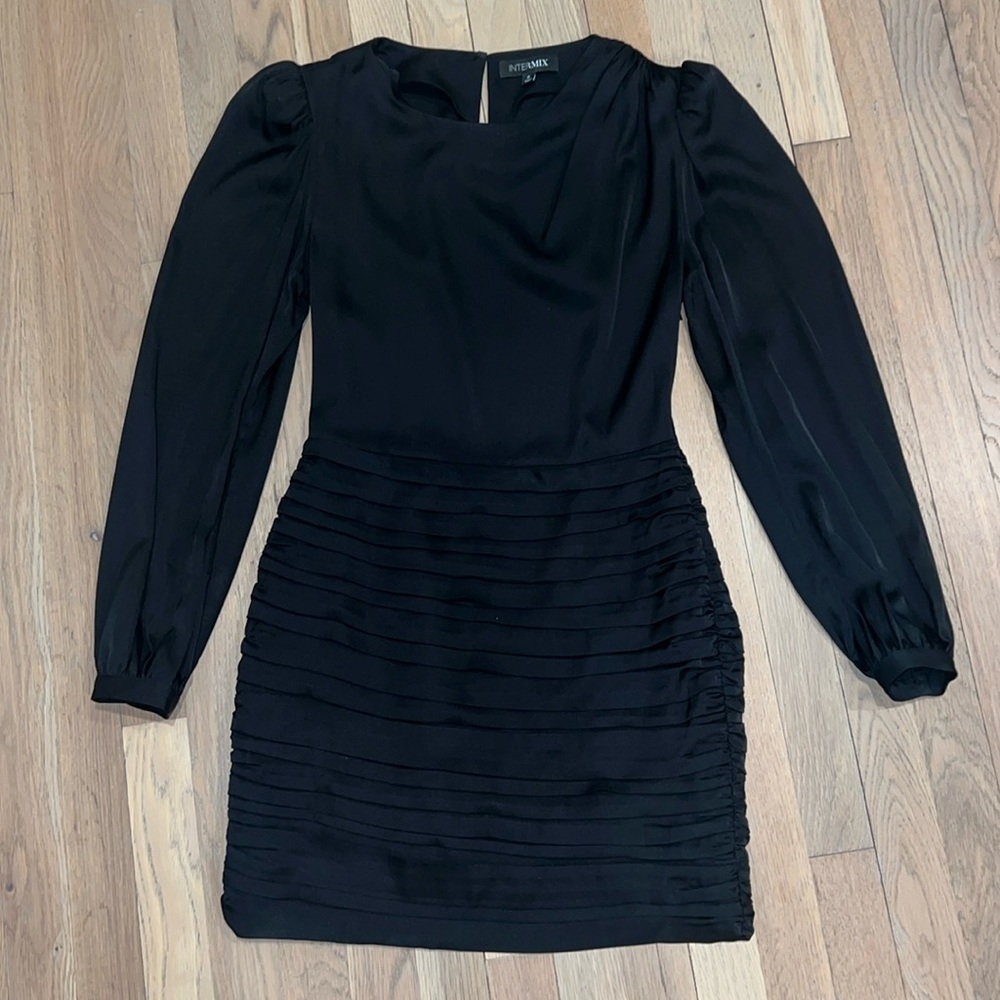 Intermix Brand black mini dress 6